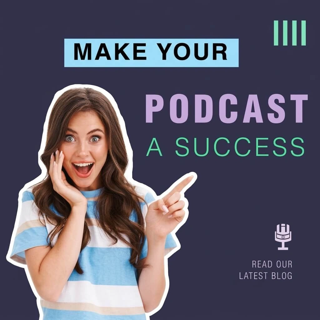 Diseno banner podcast make your podcast a success — Andrés Rodríguez Suazo