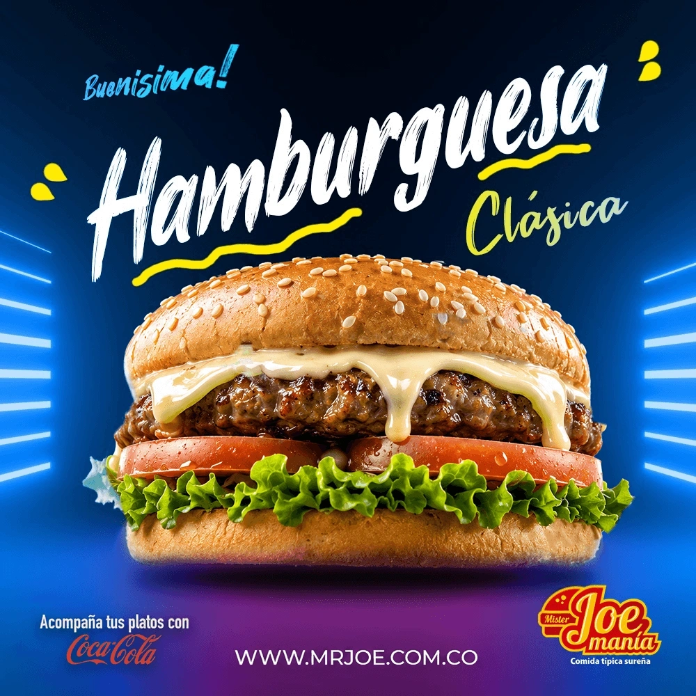 Diseno hamburguesa clasica mr joe — Andrés Rodríguez Suazo