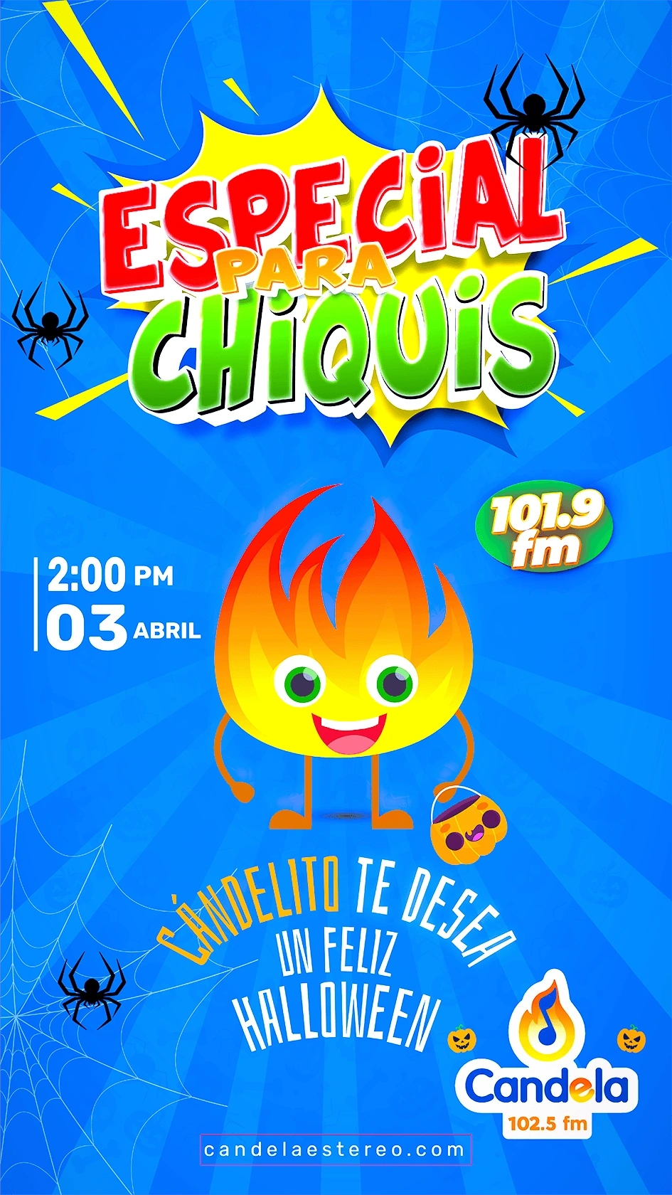 Diseno reel candela fm halloween — Andrés Rodríguez Suazo