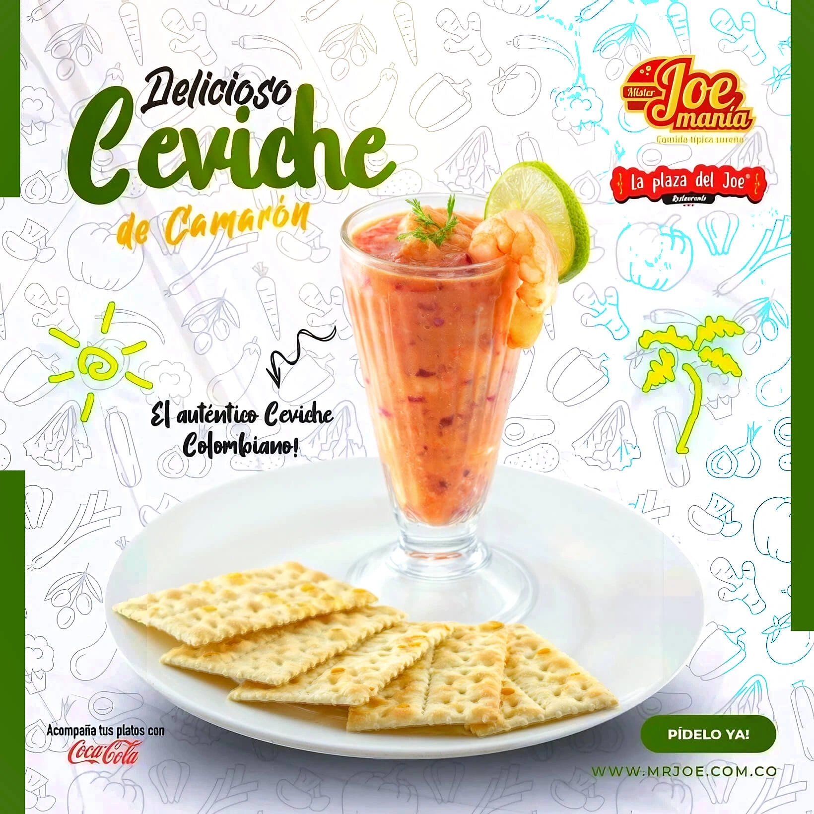 Mr joe promocion ceviche de camaron — Andrés Rodríguez Suazo