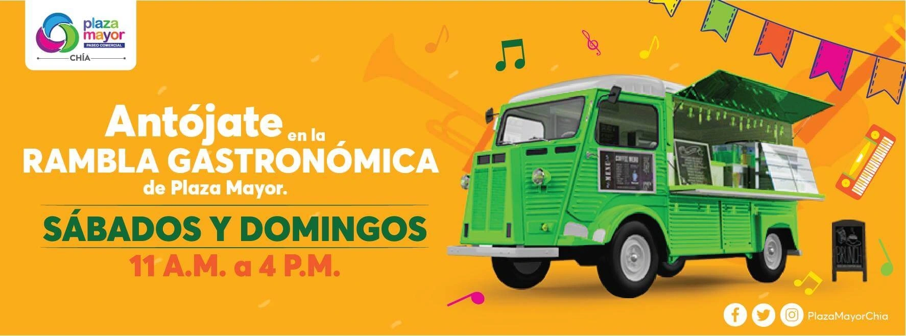 Plaza mayor rambla gastronomica food truck — Andrés Rodríguez Suazo
