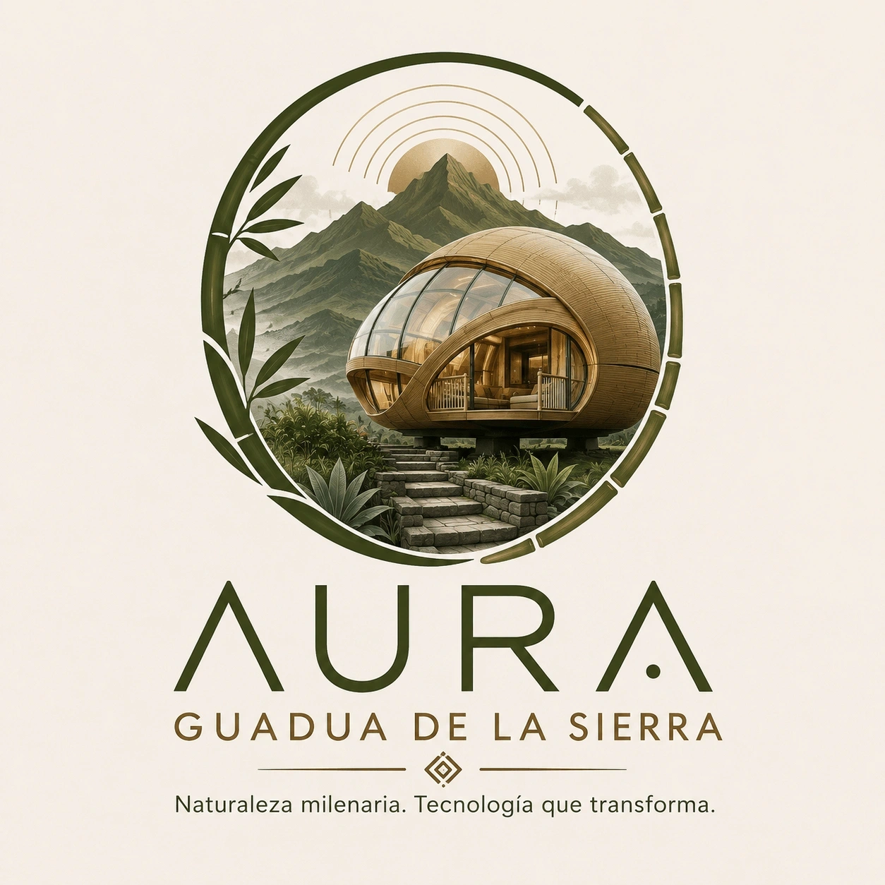 Logo aura guadua de la sierra — Andrés Rodríguez Suazo